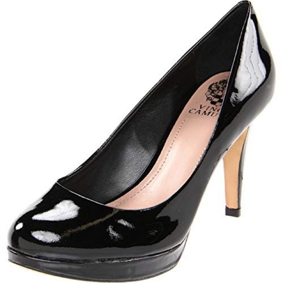 Vince Camuto Shoes - Vince Camuto Zella Black Patent Leather Pumps